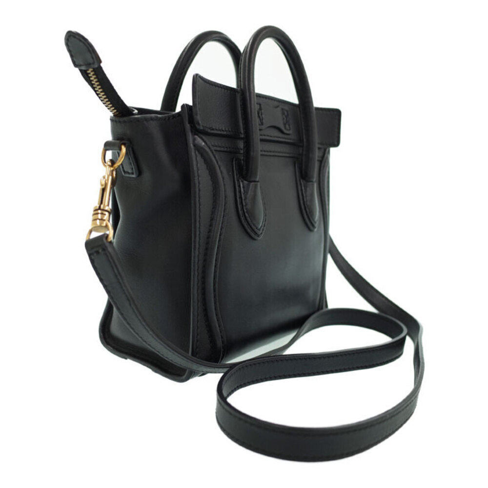 Celine Shopper Leather Shoulder Bag - Picture 2 of 9